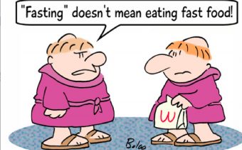Fasting … apparently you just don’t eat …